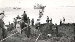 50 years relationship between Nexans and Lofotkraft Installation of subsea cable between two islands in the northern part of Norway at the beginning of 1960 50 years relationship between Nexans and Lofotkraft Installation of subsea cable between two islands in the northern part of Norway at the beginning of 1960