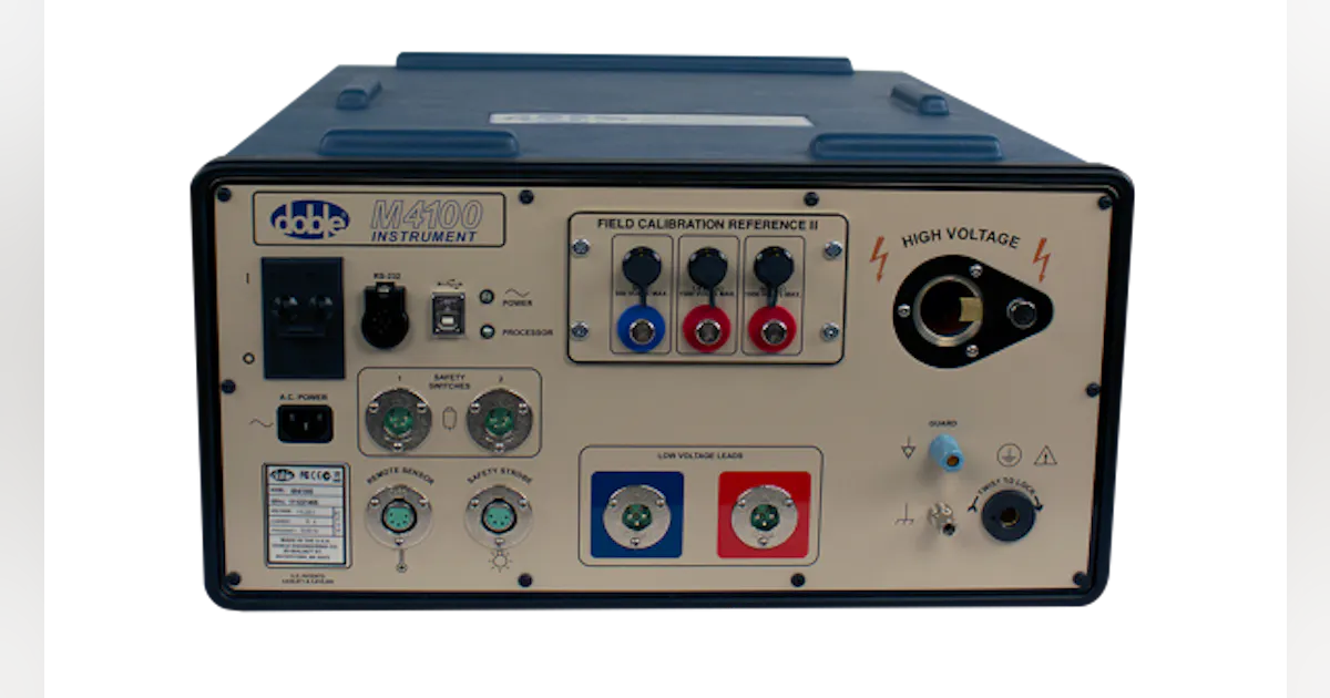 Transformer Rte Switch France's RTE Selects Doble for Measurement Transformer Diagnostic ...