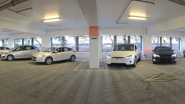 Electric vehicles ready to charge today at the Santa Clara Electric Vehicle Charging Center the largest public EV charging facility in California The 49 multistandard EV chargers are located in the Tasman Parking Garage located near Levis Stadium the Santa Clara Convention Center and the Great America theme park