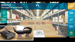 Using the warehouse counting app developed by Atheer Air, smart glasses offer views of the warehouse and retrieved items. In addition, the smart glasses have scanned the UPC of the retrieved item to check it off the retrieval list and update inventory.