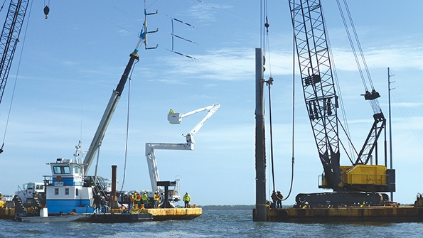 Duke Energy Florida pole restoration line rebuild