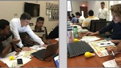 Andy Burch Manager of Training Services for SOS simulates emergency grid scenarios to students at EPICrsquos Duke Energy Smart Grid Laboratory Andy Burch Manager of Training Services for SOS simulates emergency grid scenarios to students at EPICrsquos Duke Energy Smart Grid Laboratory