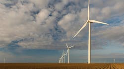 Turbines at Los Vientos Wind Farm; wind energy; renewable energy; blades