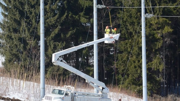 Penelec crews working on line