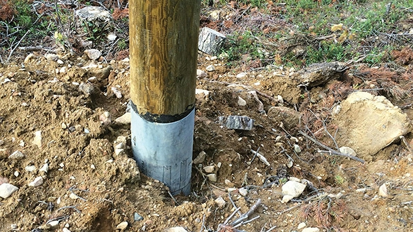 Rovakaira Networks Construction Ltd extending wood pole life