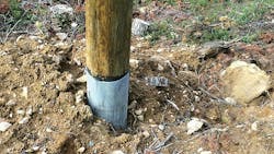 Rovakaira Networks Construction Ltd extending wood pole life Rovakaira Networks Construction Ltd extending wood pole life