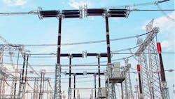 765 kV substation in India under construction 765 kV substation in India under construction