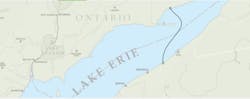 Lake Erie connector route Lake Erie connector route