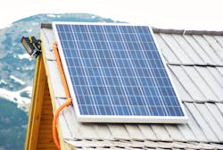 solar panel with light on roof solar panel with light on roof