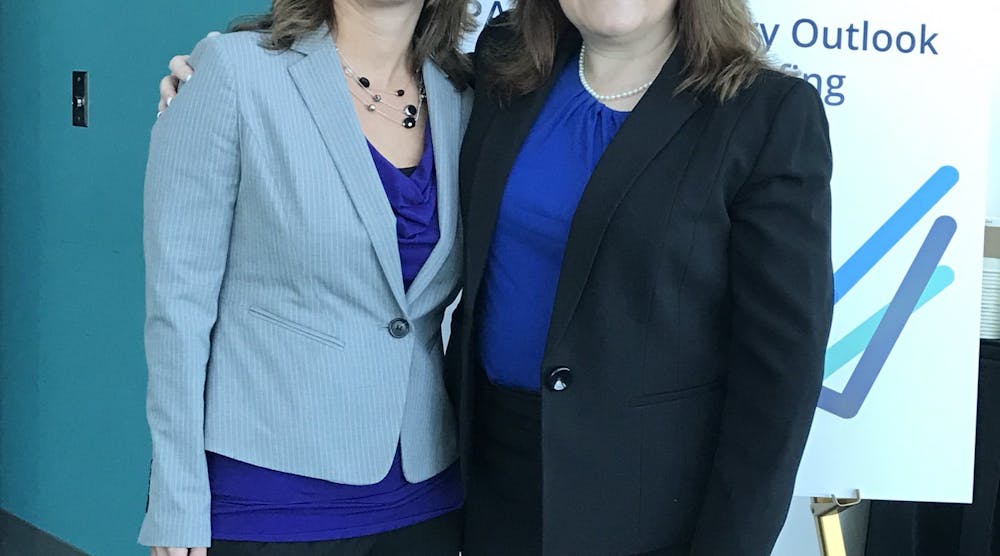 Julia Hamm, CEO and President of the Smart Electric Power Alliance (SEPA), and Sharon Allan, CEO and President of SGIP