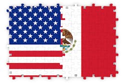 US Mexico flag puzzle US Mexico flag puzzle