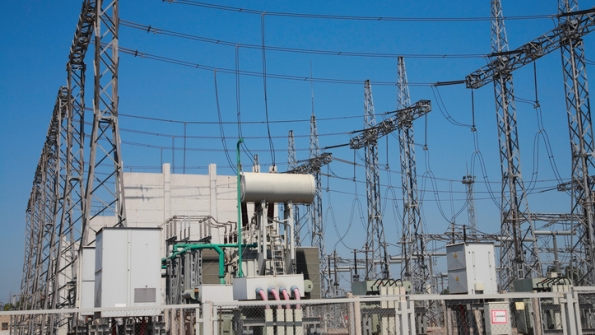high voltage substation