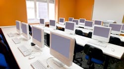 classroom with computers classroom with computers