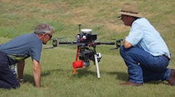 McCord Engineering uses a UAV to collect LiDAR data to carry out engineering modeling for Mid-South Synergy’s vegetation work plans. McCord Engineering uses a UAV to collect LiDAR data to carry out engineering modeling for Mid-South Synergy’s vegetation work plans.