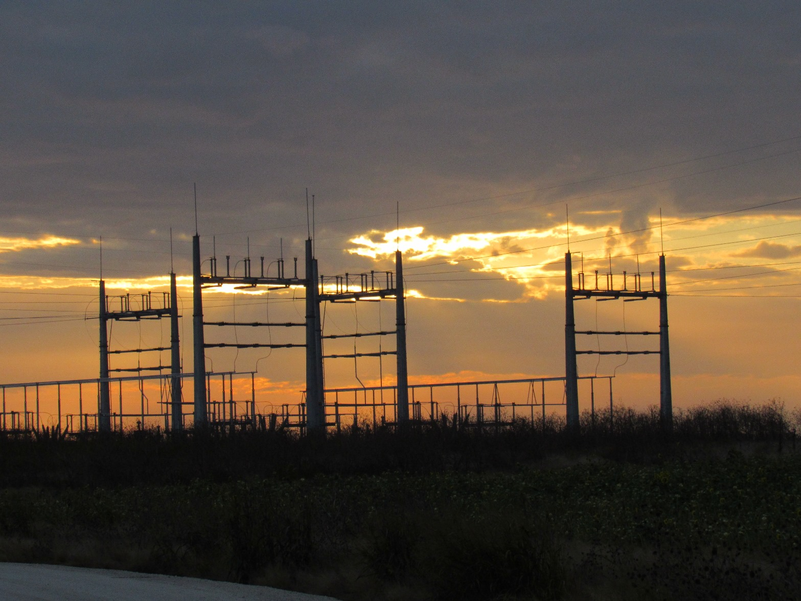 steel transmission poles