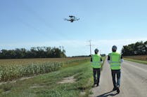 A line-of-site demo inspection of the Xcel Energy Bison substation requires walking along with the drone, which limits their abilities to that of the observers.