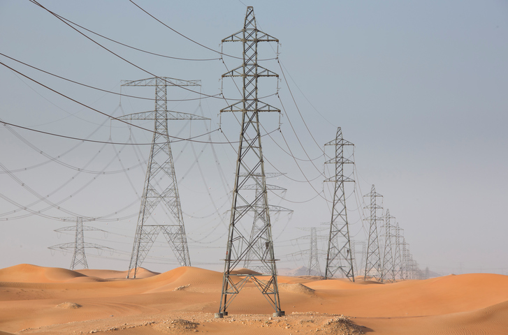 desert transmission lines