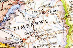zimbabwe on map zimbabwe on map