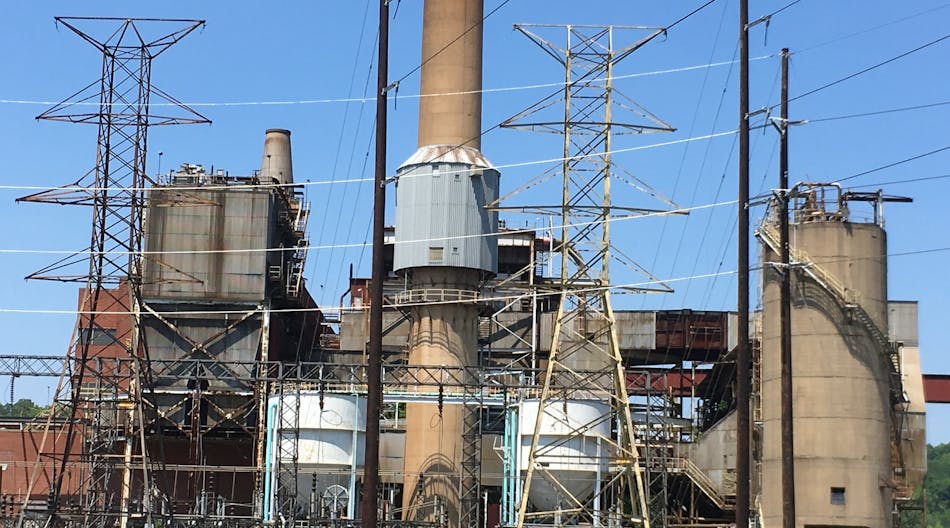 Work is nearly completed on a $2.2 million project to remove an old substation adjacent to the shuttered Willow Island power plant in Pleasants County, West Virginia