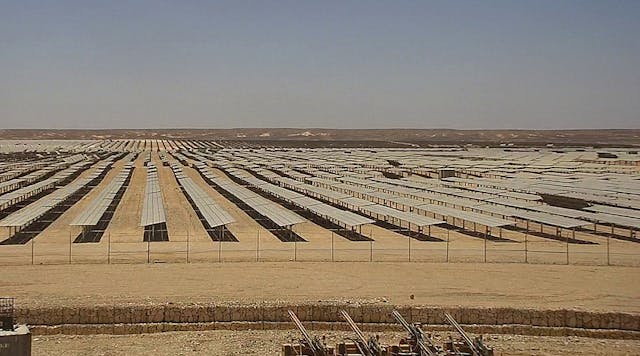 The Shamms Maan solar plant has a capacity of 52 MW.