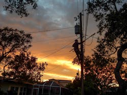 restoring power after Irma restoring power after Irma