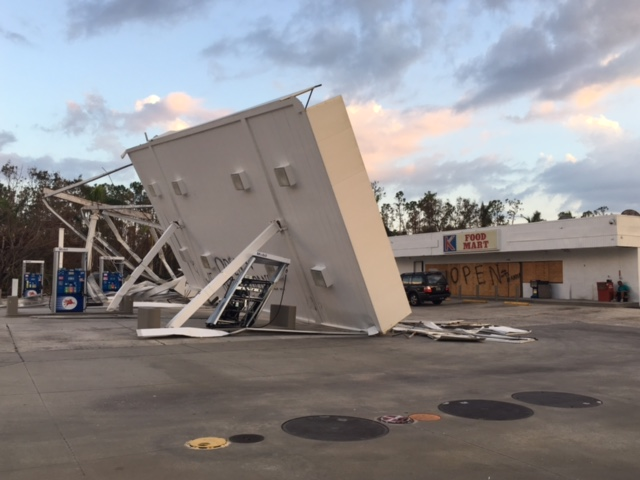 gas station after irma
