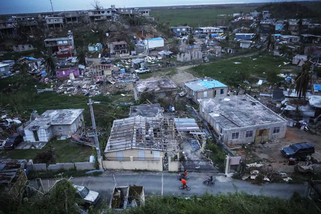 damage in Puerto Rico after Maria