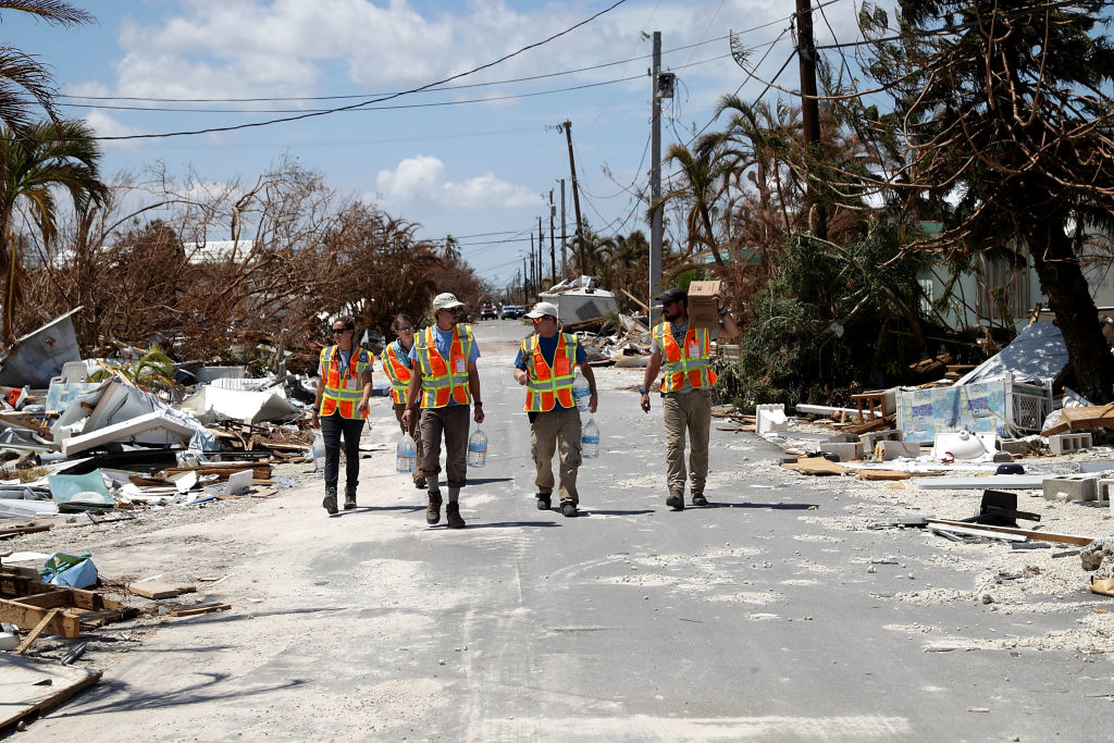rescue aid after Irma