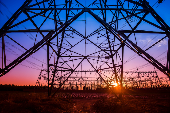 transmission towers