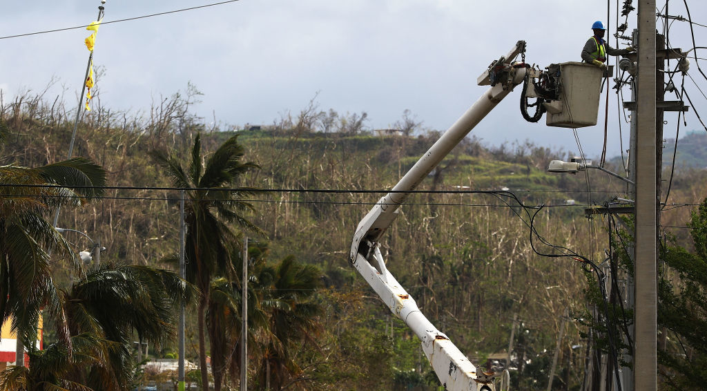 power restoration in puerto rico