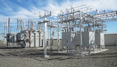 The ultimate build-out of the new Cloud View substation contains a 230-kV H-bus rated for 3000 A; three sets of transformers, each including a 230-kV live-tank breaker; a 41-MVA 230 x 115/13.8-kV transformer; and a six-bay distribution structure.