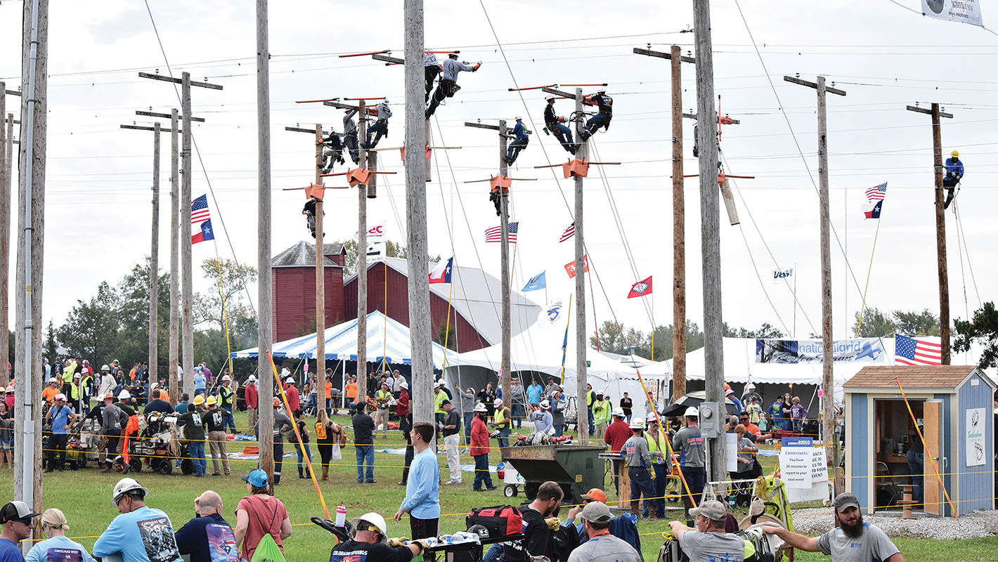 2017 International Lineman's Rodeo & Expo, competition