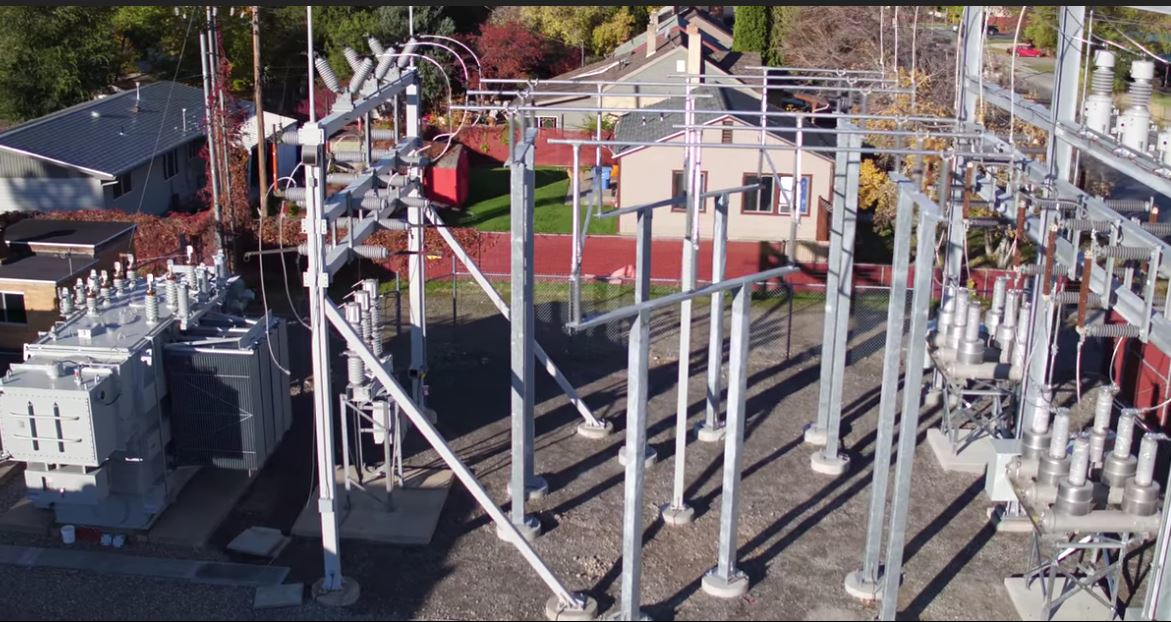 Logan City Substation Aerial View