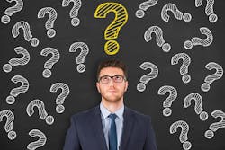 man with question marks man with question marks