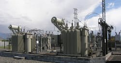 The existing 33/11-kV Belmont Zone primary substation features two 12.5-MVA transformers installed in an outdoor switchyard.