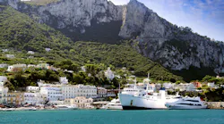ferry and boats
