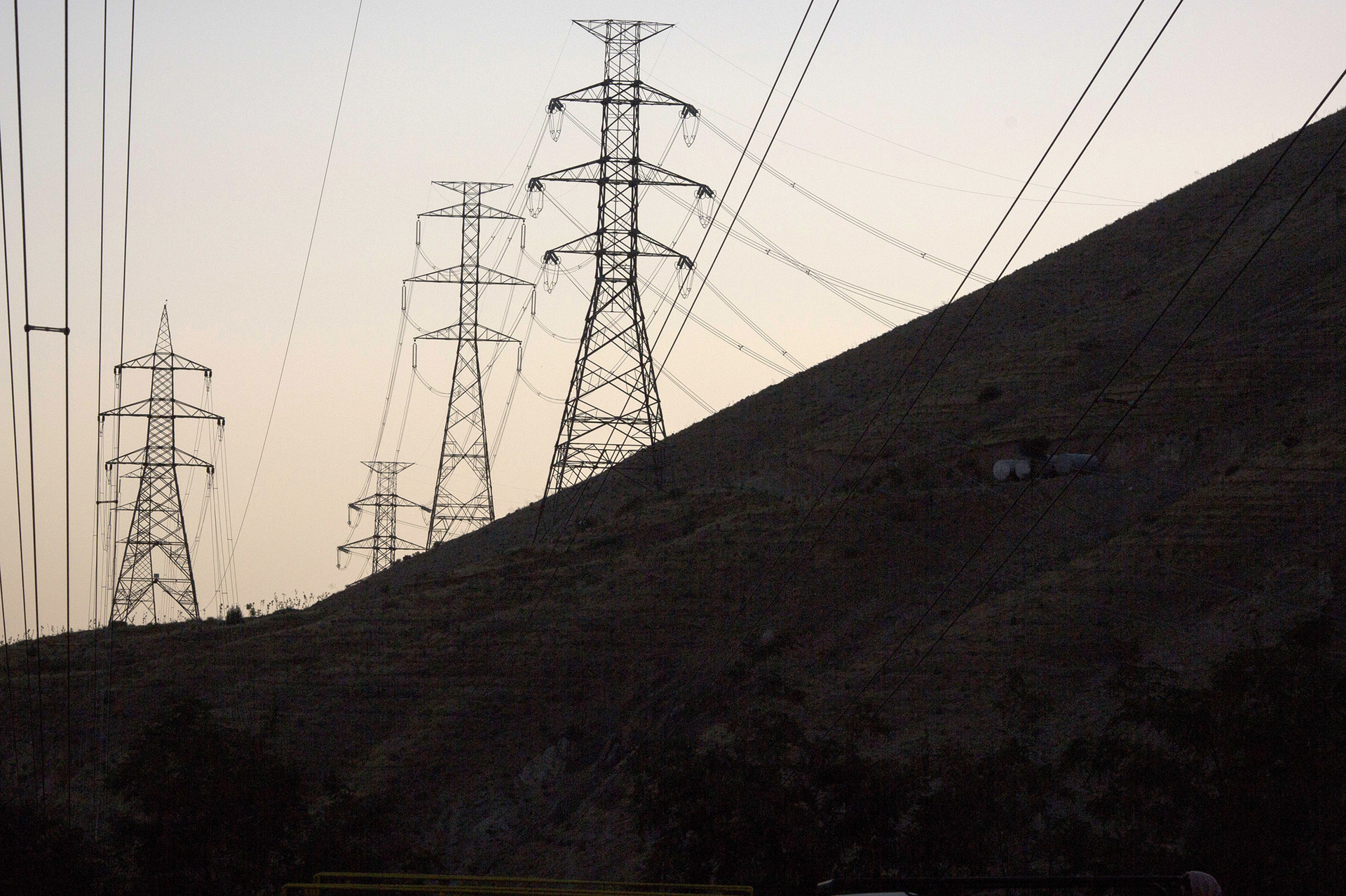 MIddle East electricity towers