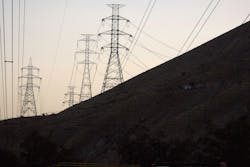 MIddle East electricity towers MIddle East electricity towers