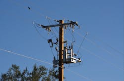 distribution pole distribution pole