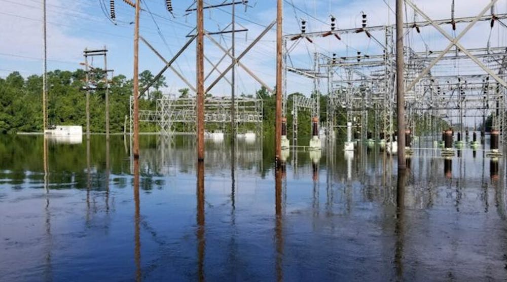 Hurricane Harvey Floods Entergy's Substations and Infrastructure