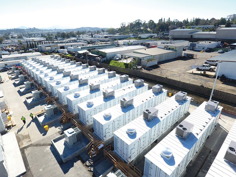 San Diego Gas &amp; Electric&rsquo;s Li-ion battery Escondido energy storage project uses an AES energy storage system and is capable of storing up to 120 MWh of energy.