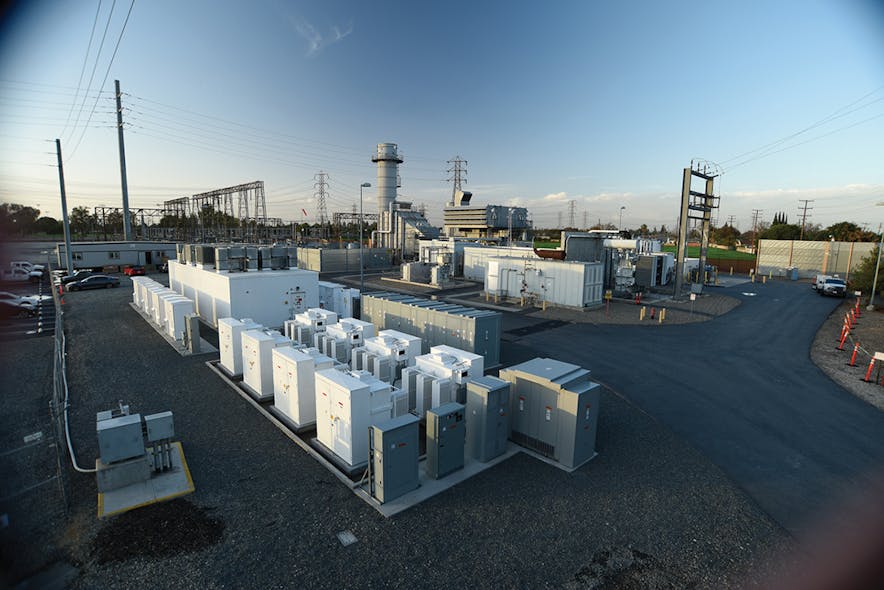 SCE&rsquo;s hybrid peaker plant combines existing natural gas turbines with GE BESS technology, making the hybrid a ramping resource.