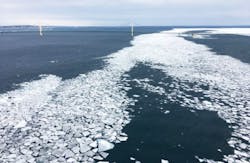 Strait between Peninsula and Lower Michigan Strait between Peninsula and Lower Michigan