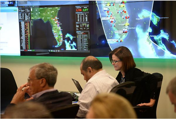 Florida Power & Light Co command center