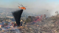 helicopter fighting fire helicopter fighting fire