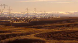 Power lines course through the hills east of San Francisco Bay