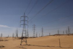 Delivering, Wire, Egypt, Africa, Lake Nasser power plant Delivering, Wire, Egypt, Africa, Lake Nasser power plant