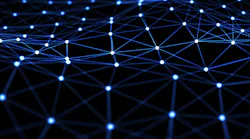Abstract background with Neuron network. 3d rendering