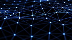 Abstract background with Neuron network. 3d rendering Abstract background with Neuron network. 3d rendering