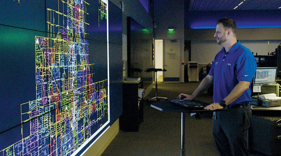 APS manages the grid from its distribution operations center.
